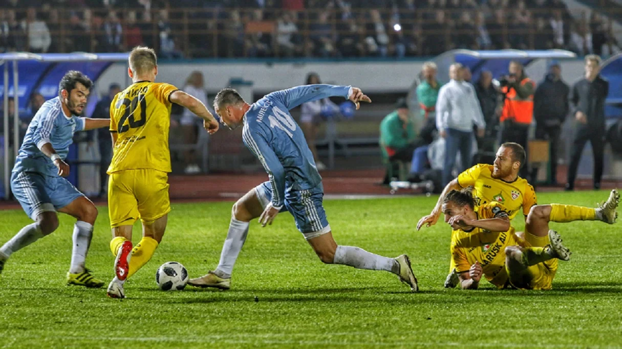 Милевский атакует / Сайт Динамо Брест