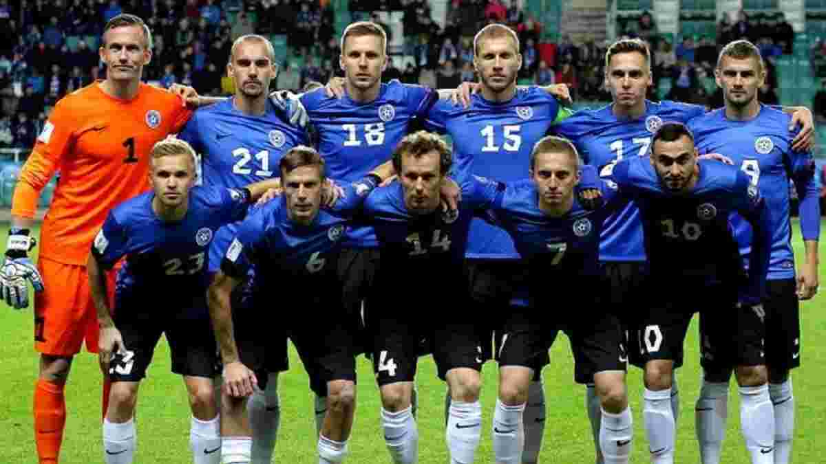 Збірна Естонії оголосила склад на матчі проти України та Нідерландів