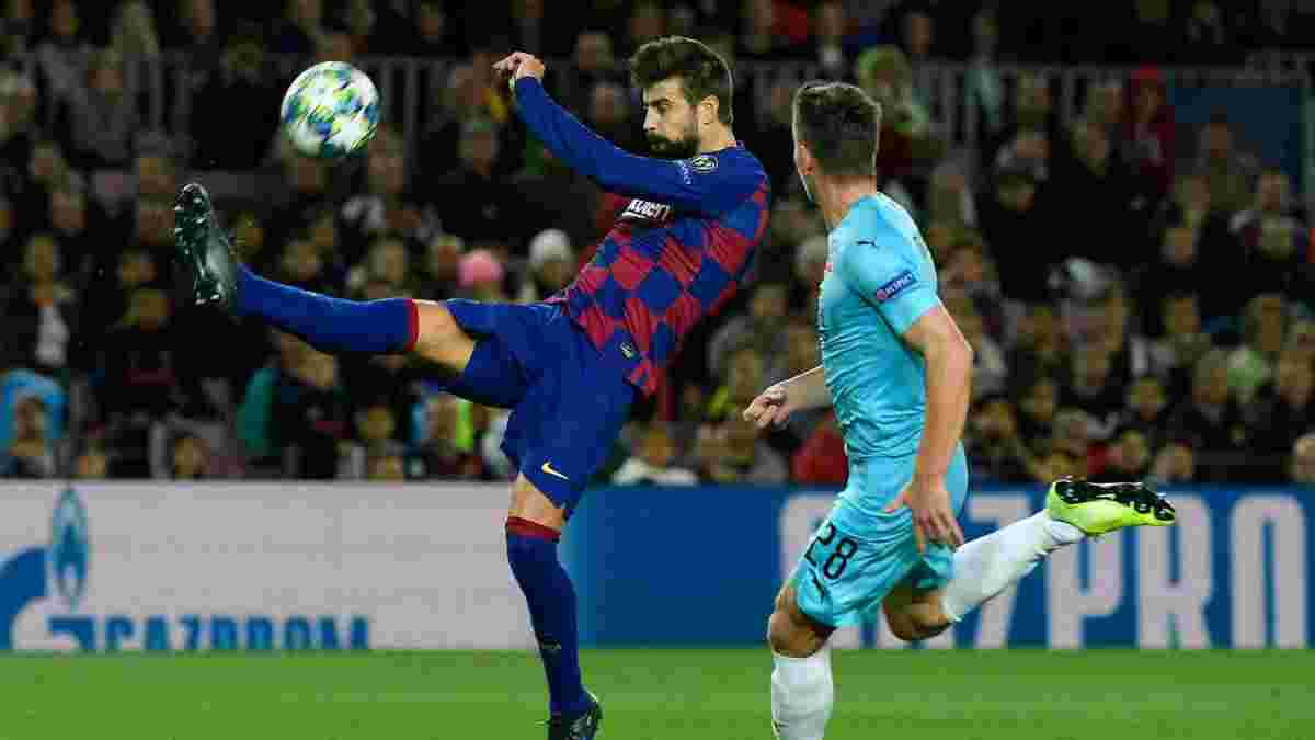 Барселона – Славія: Піке прокоментував сенсаційний результат матчу