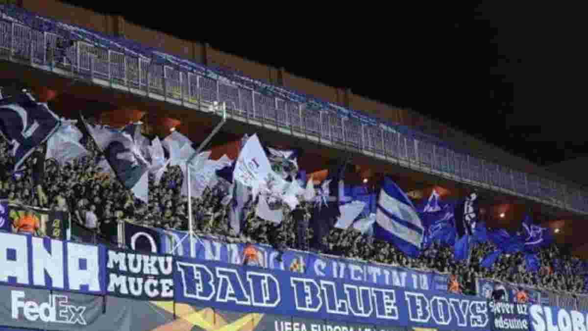 Динамо Загреб – Шахтар: фанати господарів неймовірною підтримкою налаштовували команду на матч