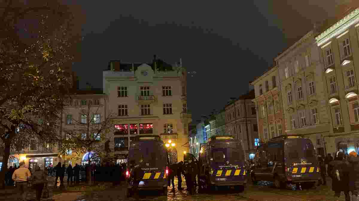 Александрия – Сент-Этьен: фанаты устроили еще одну драку в центре Львова