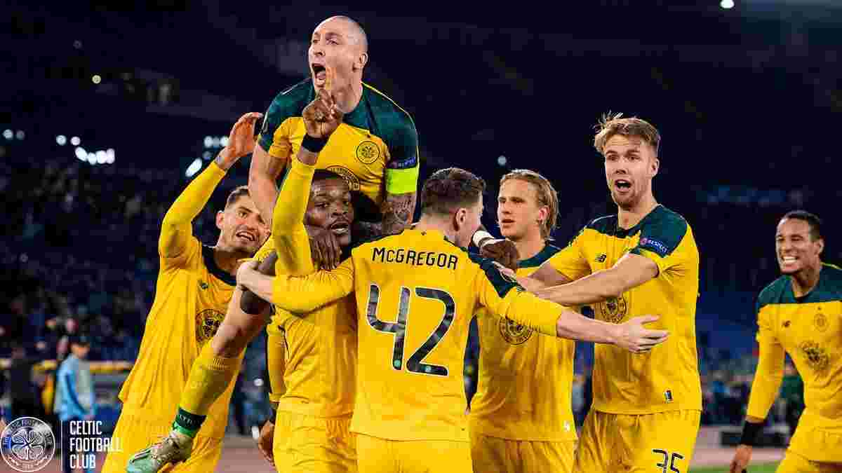 Вихід команди Шведа в плей-офф Ліги Європи у відеоогляді матчу Лаціо – Селтік – 1:2