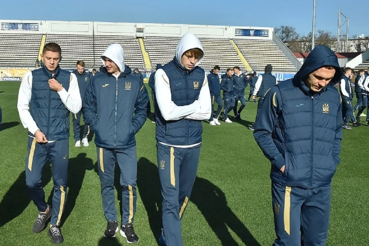 Збірна України під час прогулянки на Славутич-Арені / УАФ