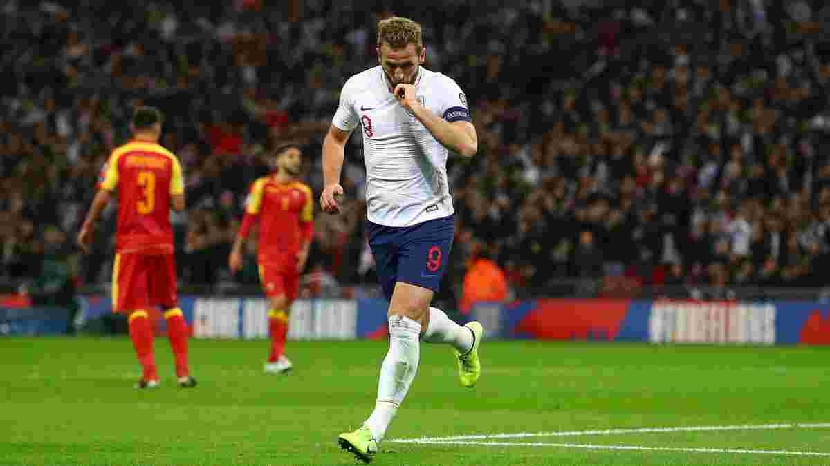 Англия – Черногория: Кейн оформил хет-трик и сравнялся с лучшим бомбардиром отбора к Евро-2020