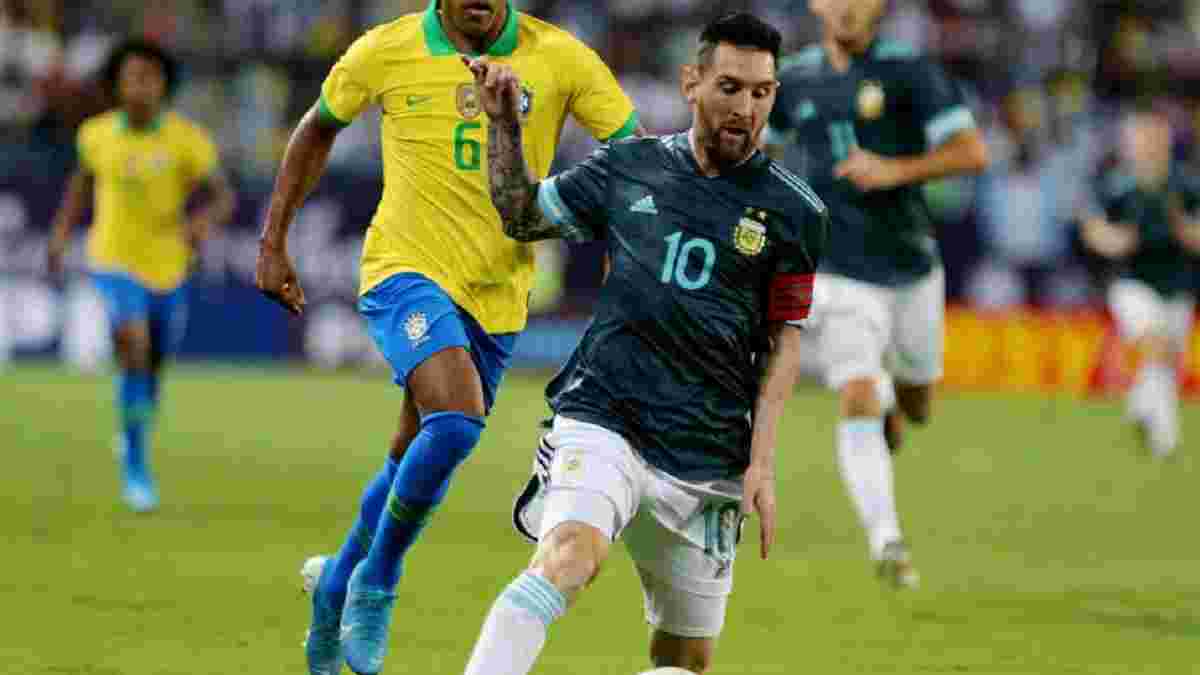 Збірна Аргентини завдяки голу Мессі обіграла Бразилію в товариському матчі
