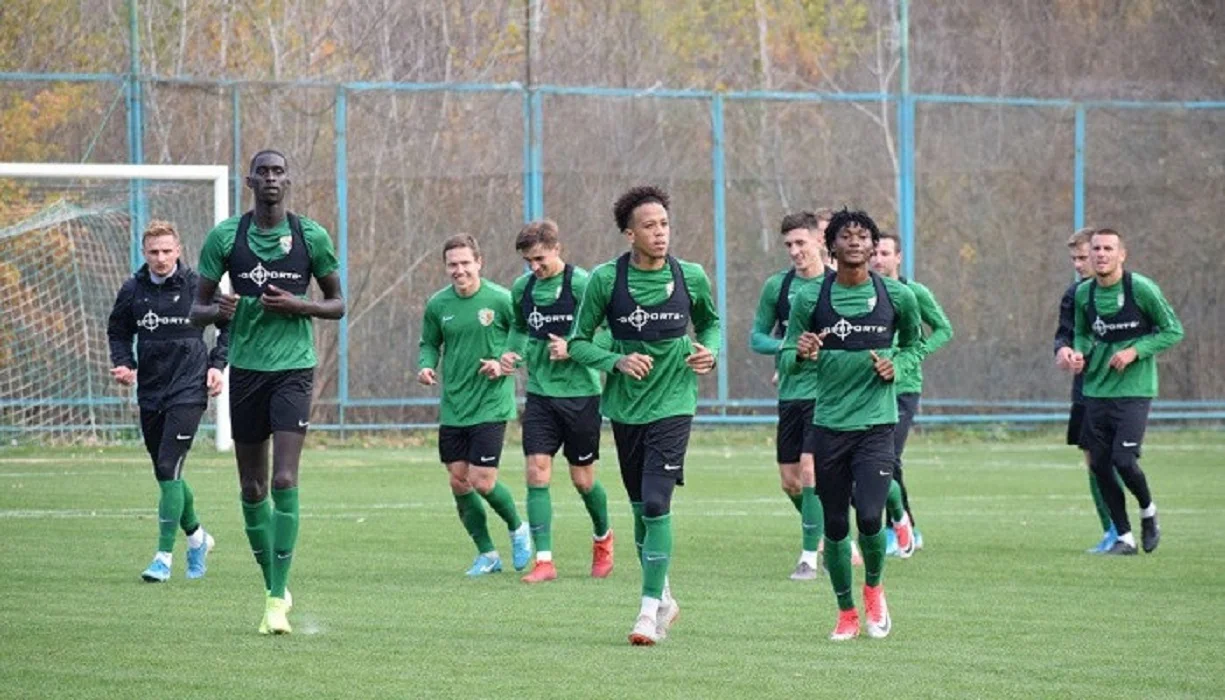 Ворскла во время тренировки / ФК Ворскла