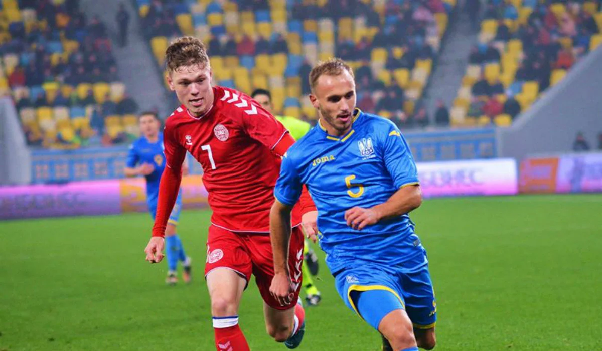 Андреас Ольсен забил Украине 3 гола / фото: Роман Породко