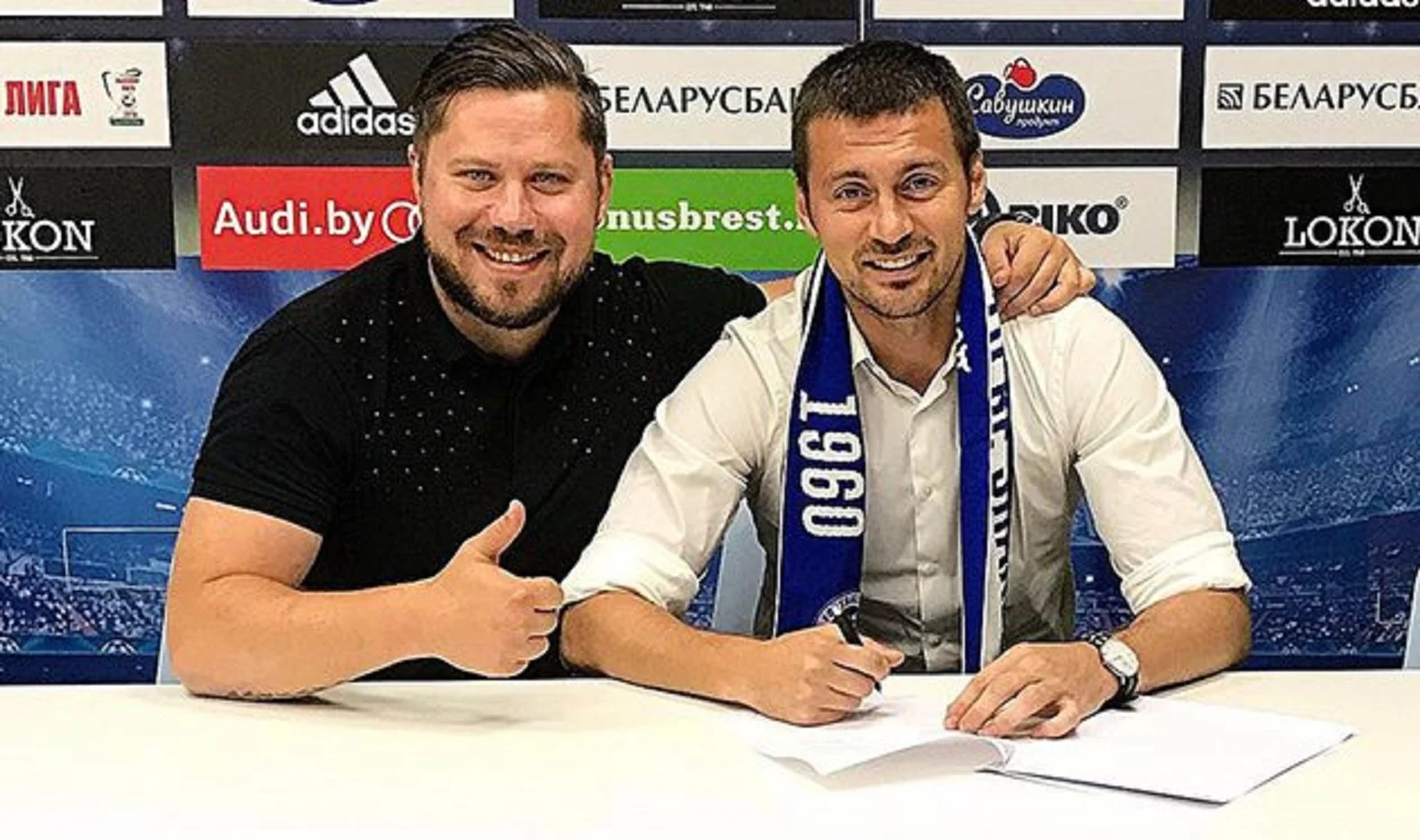 Александр Панков и Артем Милевский / Фото Динамо Брест