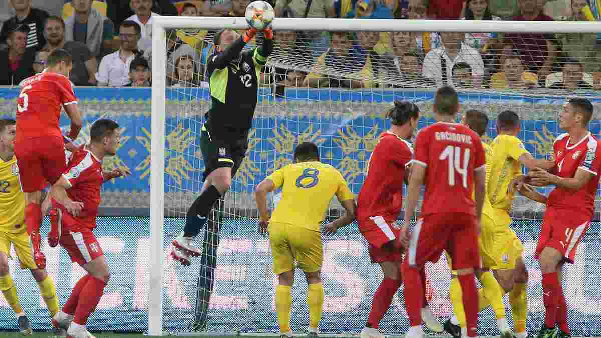 Сербия – Украина: на матч продано менее 10 тысяч билетов