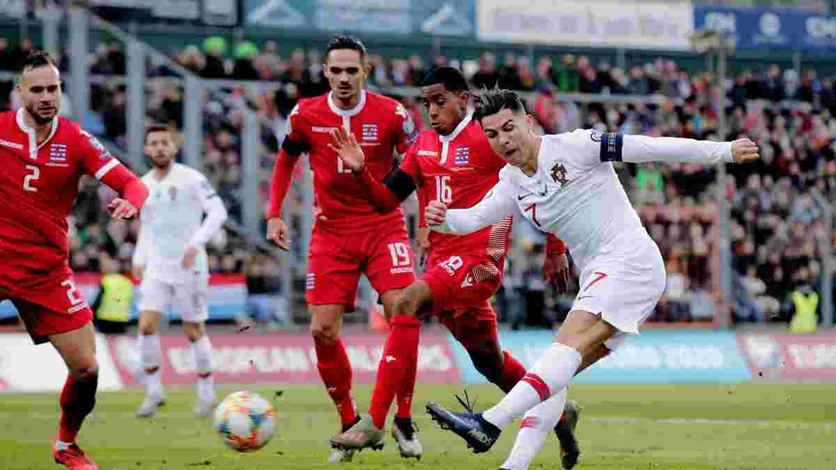Португалія здолала Люксембург: розслаблена гра "селесао", Роналду знову забив, а "динамівець" – найгірший у матчі