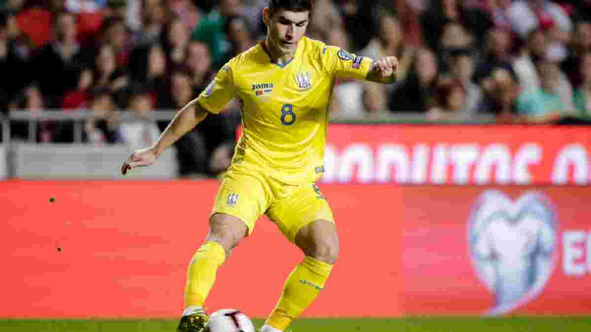 Маліновський став найкращим гравцем збірної України у відборі на Євро-2020 за даними InStat – у трійці два "гірники"
