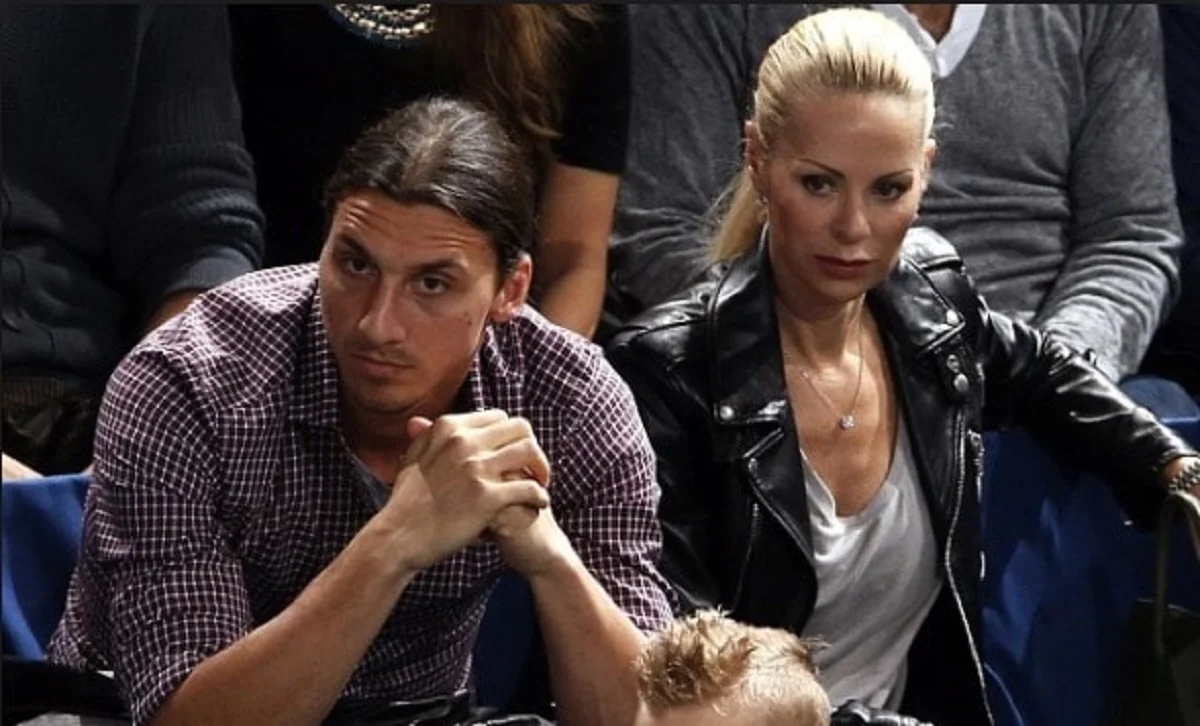 Златан Ібрагімовіч та Хелен Сегер / фото з відкритих джерел