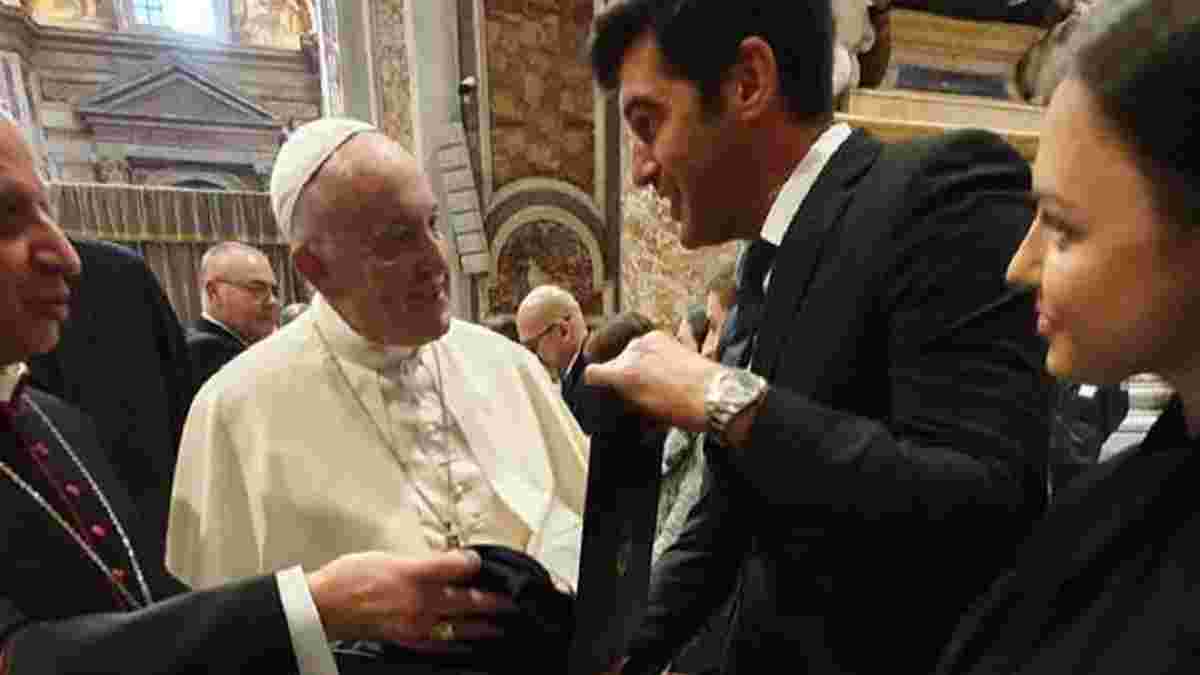 Фонсека зустрівся з Папою Римським