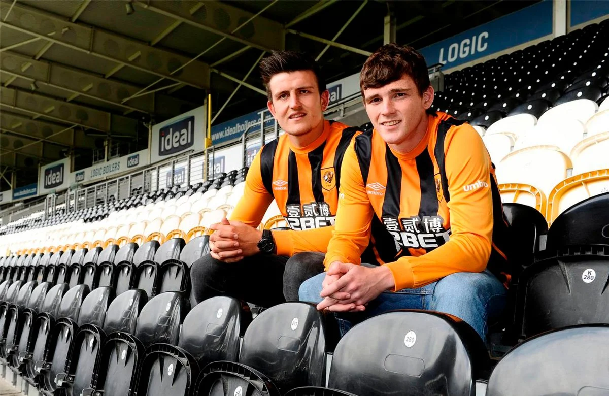 Харрі Магуайр та Ендрю Робертсон / Фото ФК Халл Сіті