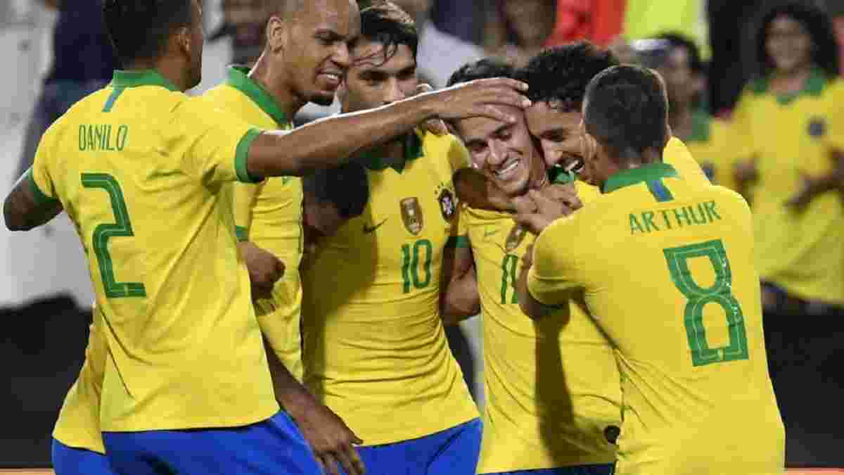 Бразилия разгромила Южную Корею в спарринге – Коутиньо забил первый за 5 лет гол сборной со штрафного