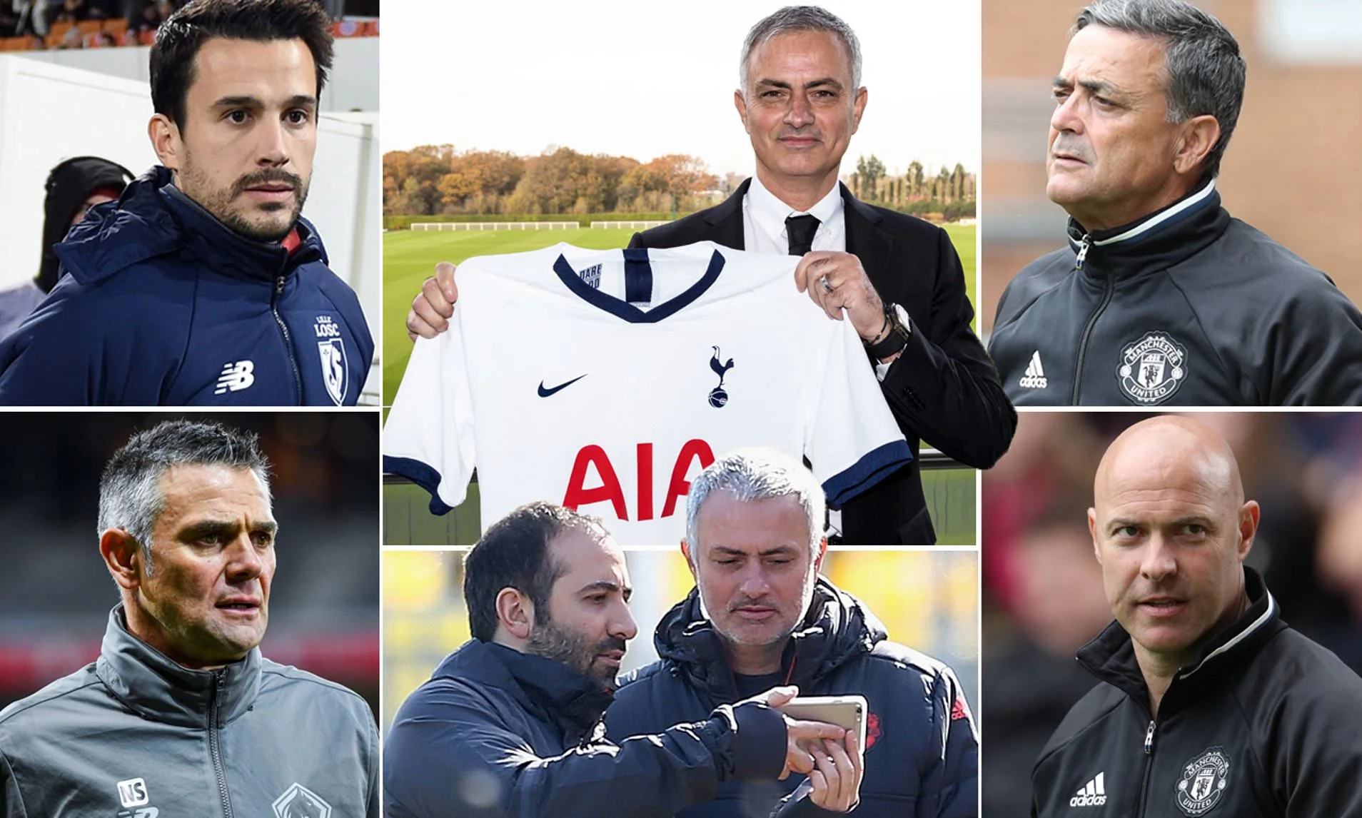 Новий тренерський штаб Тоттенхема / Фотоколаж Daily Mail
