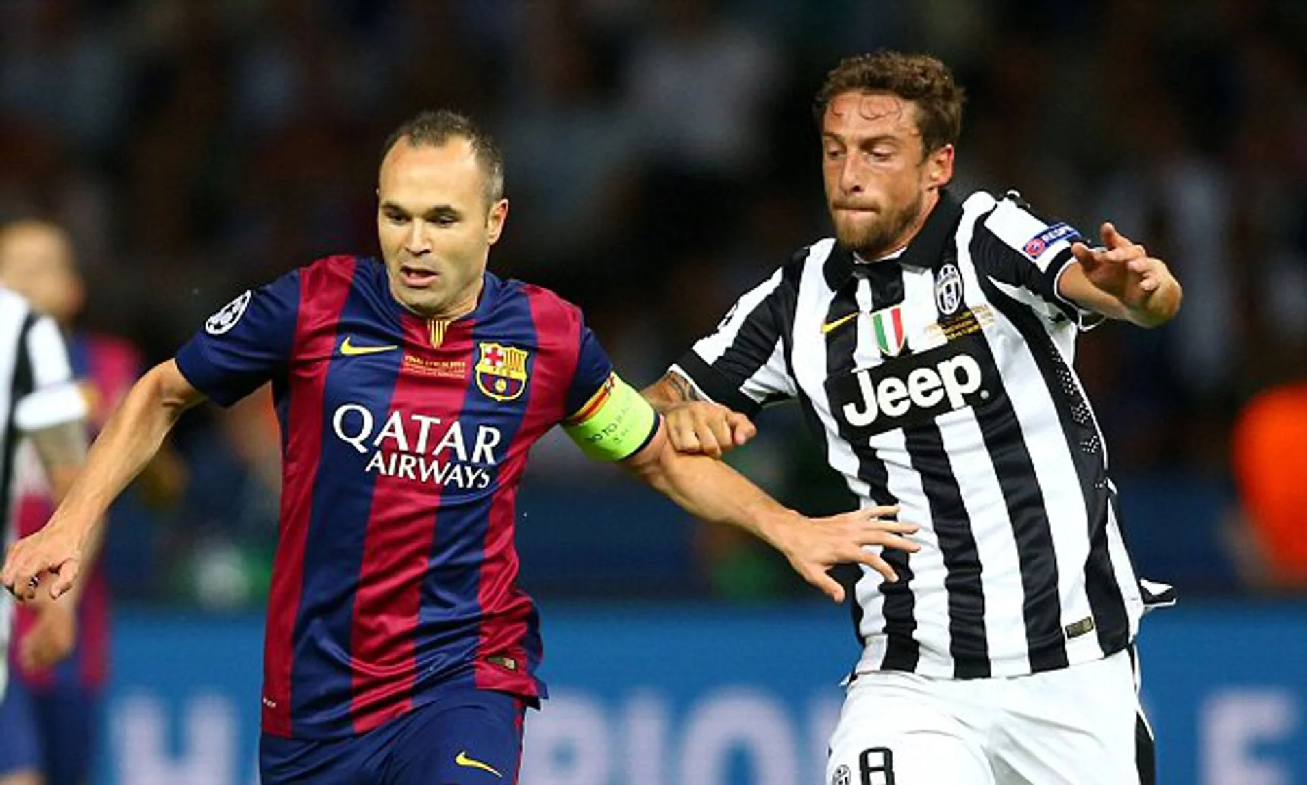 Андрес Иньеста и Клаудио Маркизио / Getty Images