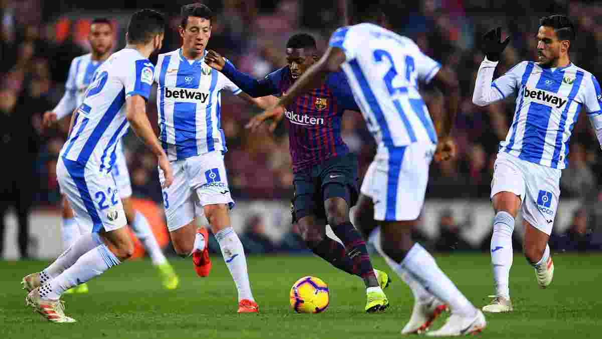 Леганес – Барселона: стартовые составы и онлайн-трансляция матча Ла Лиги
