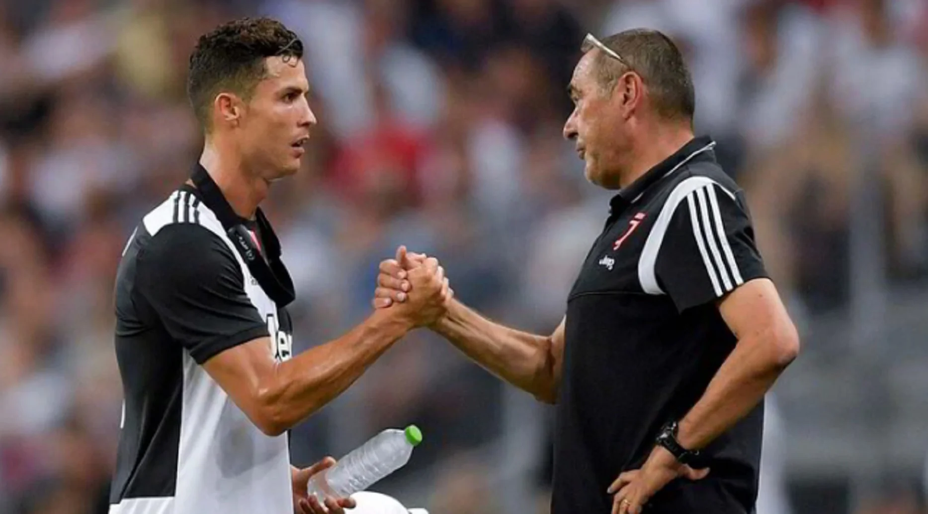 Криштиану Роналду и Маурицио Сарри / Фото ФК Ювентус