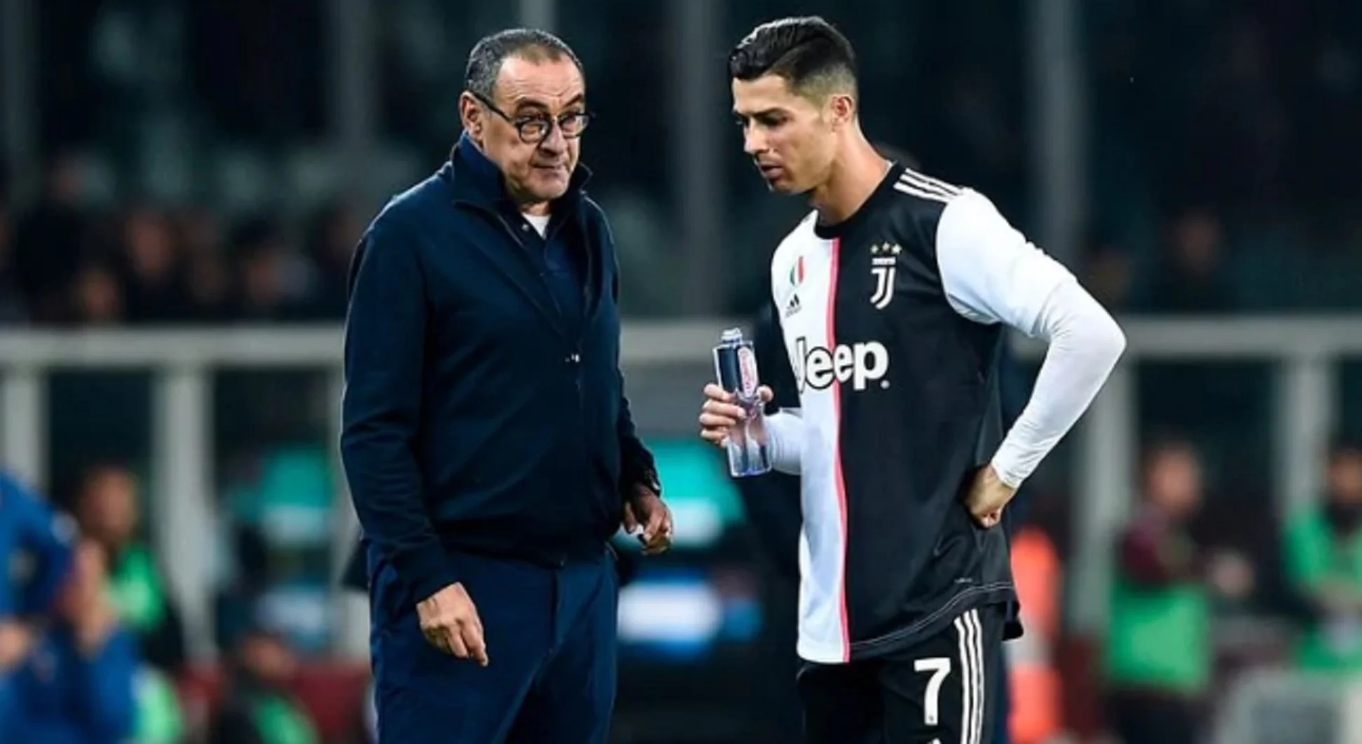 Маурицио Сарри и Криштиану Роналду / Фото Tuttosport