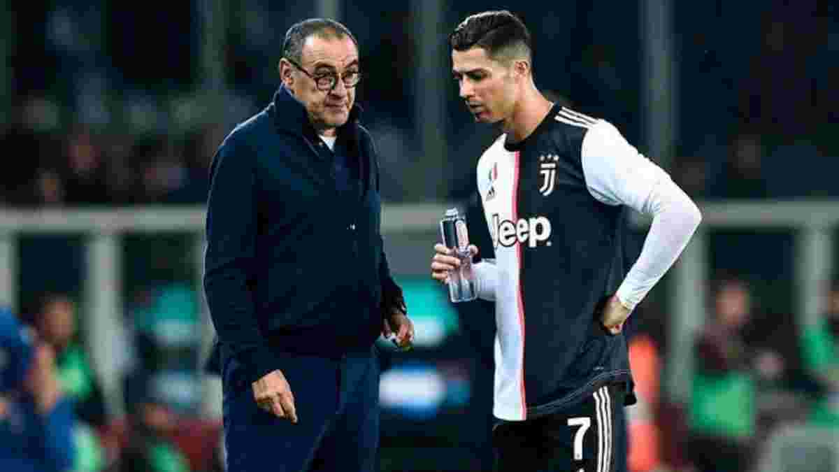 Сарри рассказал о своих отношениях с Роналду – в матче с Миланом форвард не пожал руку тренеру