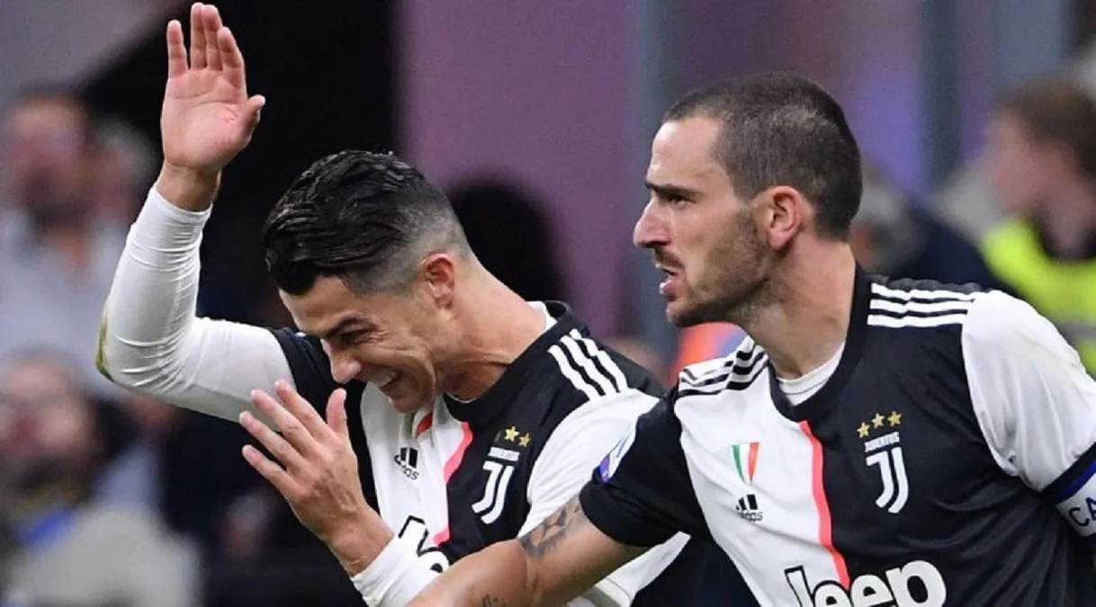 Криштиану Роналду и Леонардо Бонуччи / соцсети