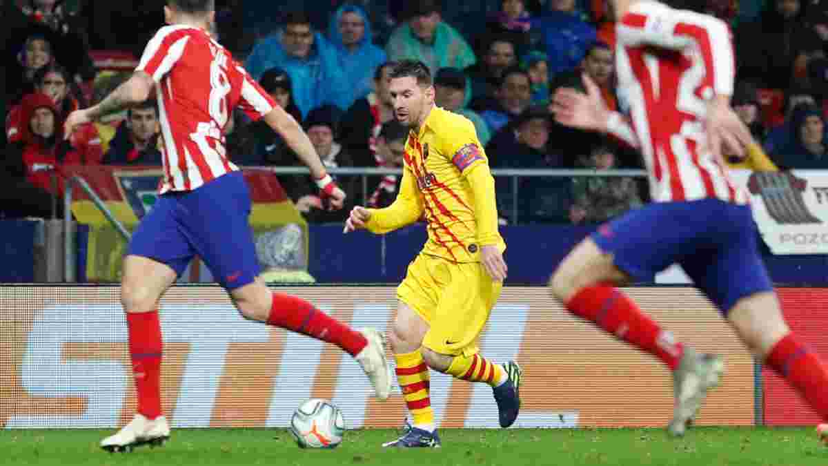 Геніальний гол Мессі у відеоогляді матчу Атлетіко – Барселона