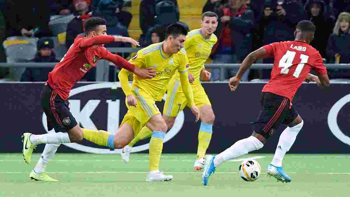 Сенсационная победа команды Григорчука в видеообзоре матча Астана – Манчестер Юнайтед – 2:1