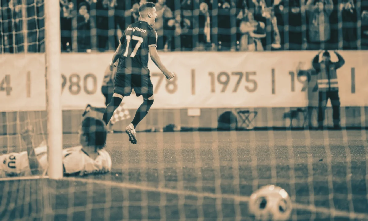 Перший із чотирьох у ворота Динамо / Фото ФК Мальме