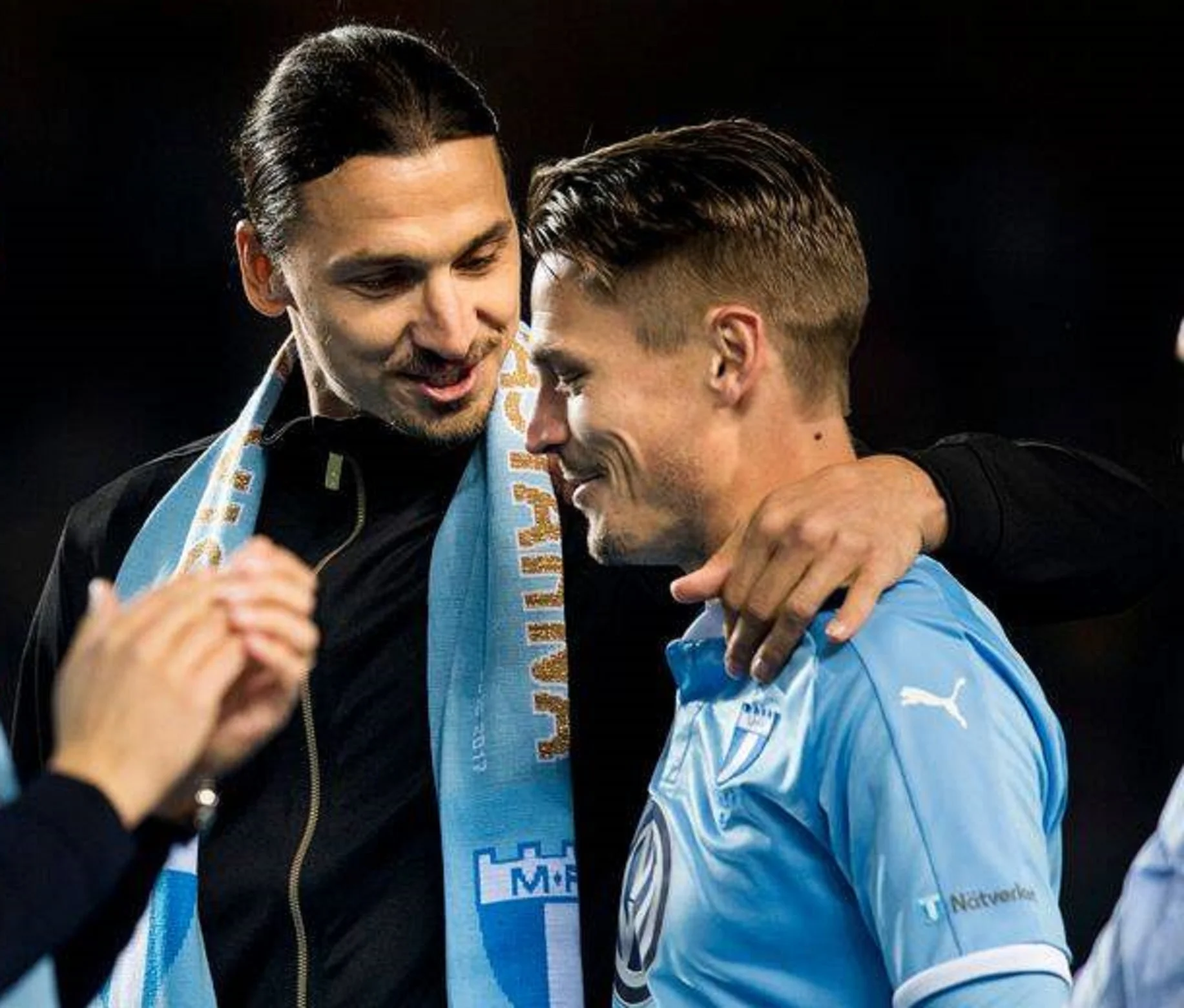 Златан Ибрагимович и Маркус Розенберг / Фото SVT Nyheter