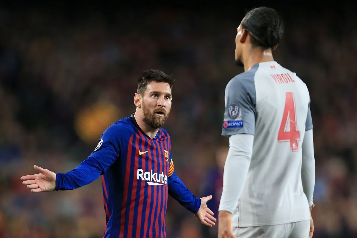 Ліонель Мессі та Вірджил ван Дейк / Фото ФК Ліверпуль