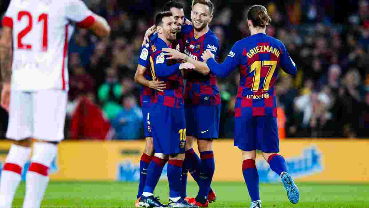 Барселона разгромила Мальорку: хет-трик Месси после презентации "Золотого мяча", ассист тер Штегена и гол года Суареса