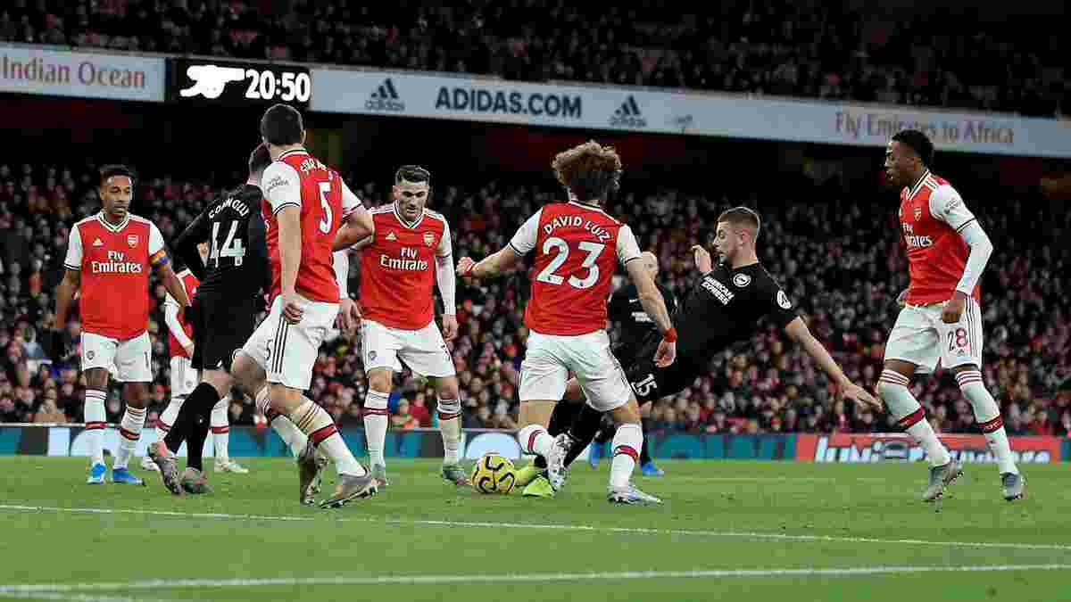 Арсенал – Брайтон – 1:2 – відео голів та огляд матчу