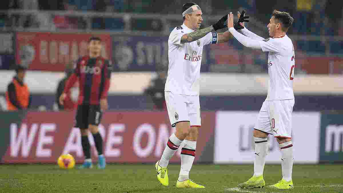 Тяжелая победа "россонери" в видеообзоре матча Болонья – Милан – 2:3