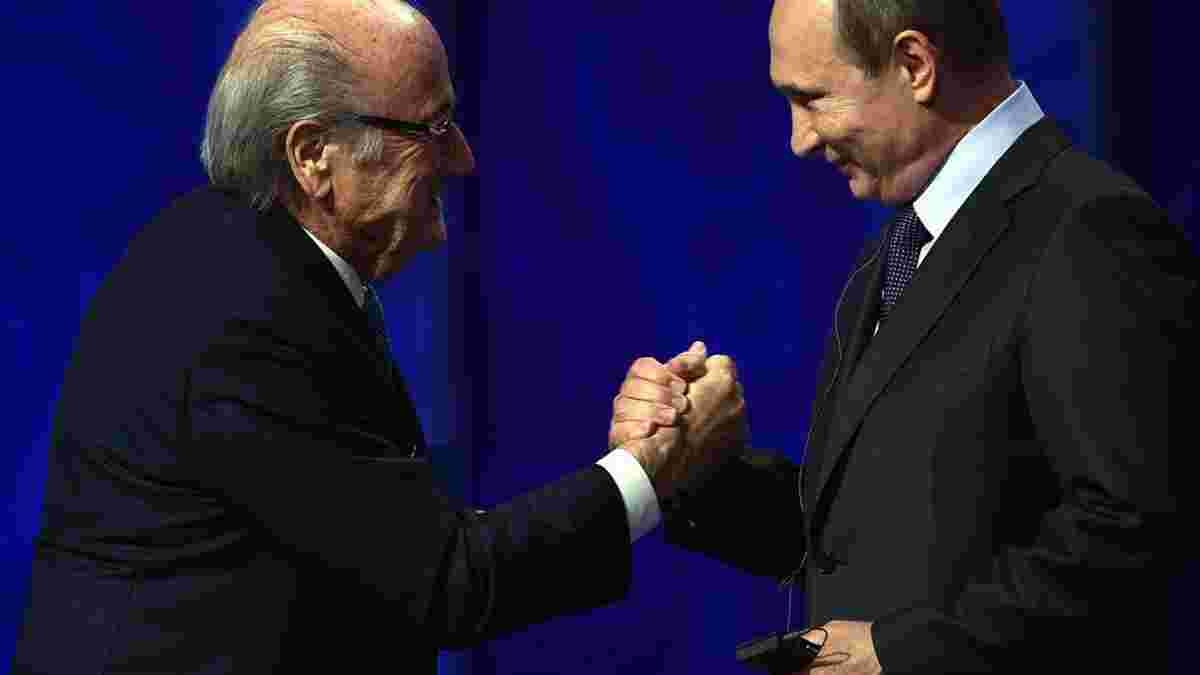 Путін обмовився, що російський олігарх підкупив президента ФІФА заради проведення ЧС-2018, – мін'юст США