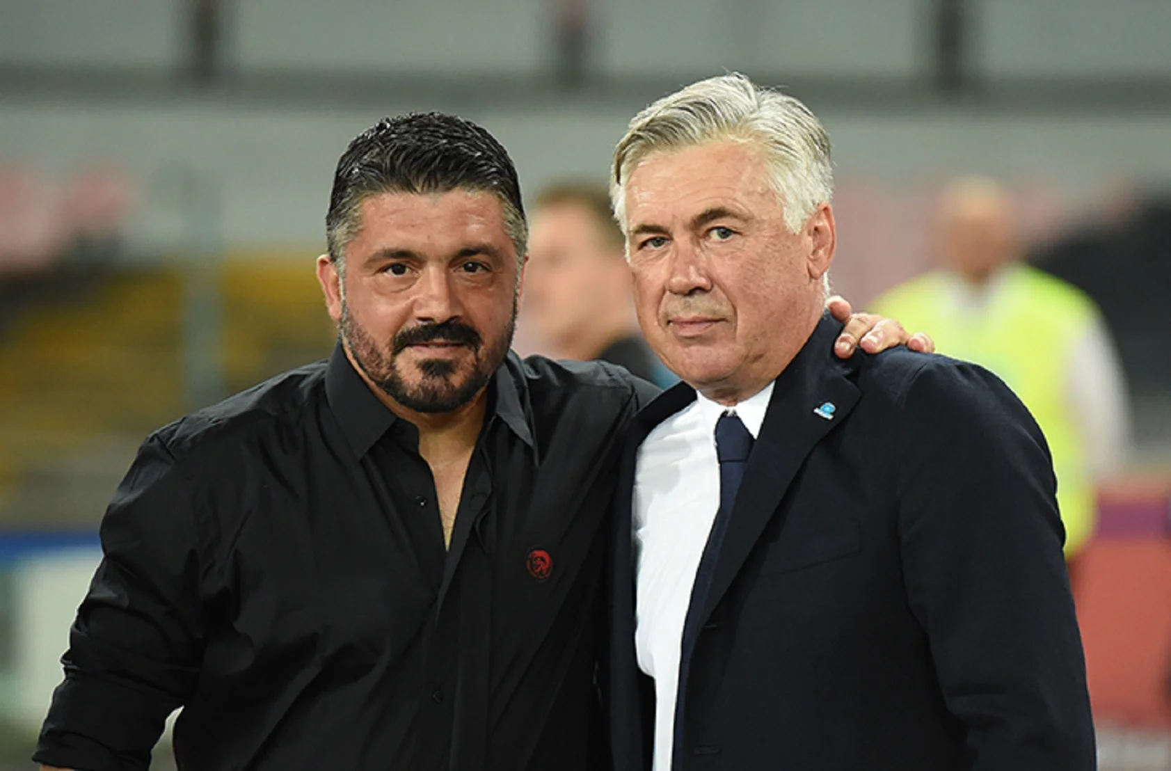 Дженнаро Гаттузо та Карло Анчелотті / Фото ФК Мілан