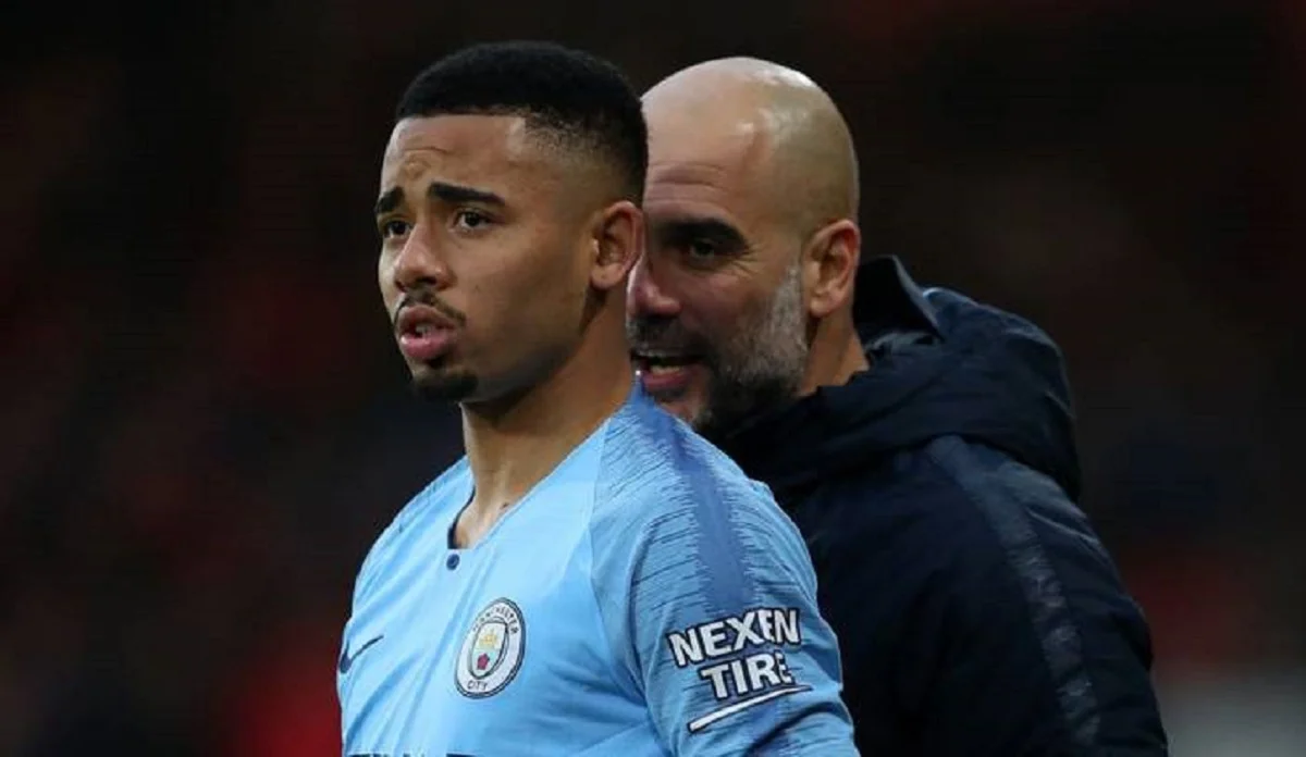 Габріел Жезус та Хосеп Гвардіола / Sky Sports