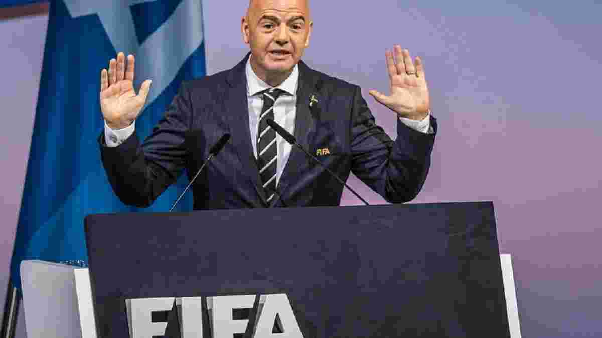ФІФА не підтримує жоден проект закритої клубної Суперліги, – Інфантіно
