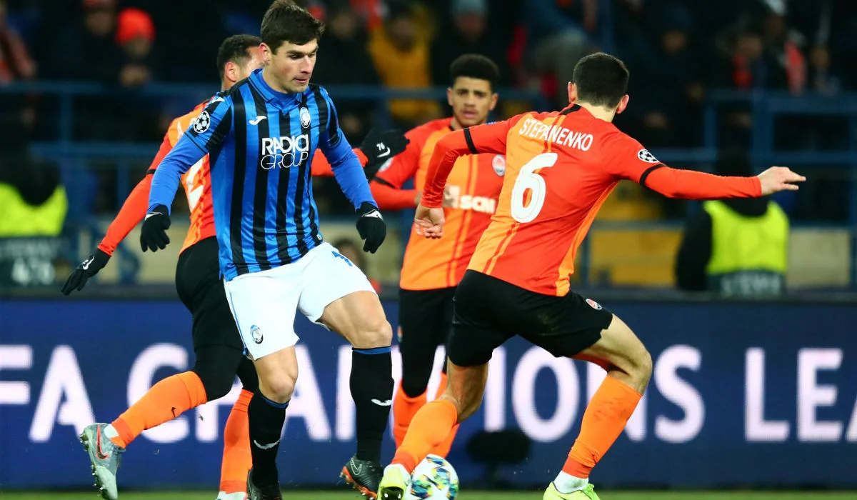 Руслан Маліновський в матчі Шахтар – Аталанта / ФК Аталанта