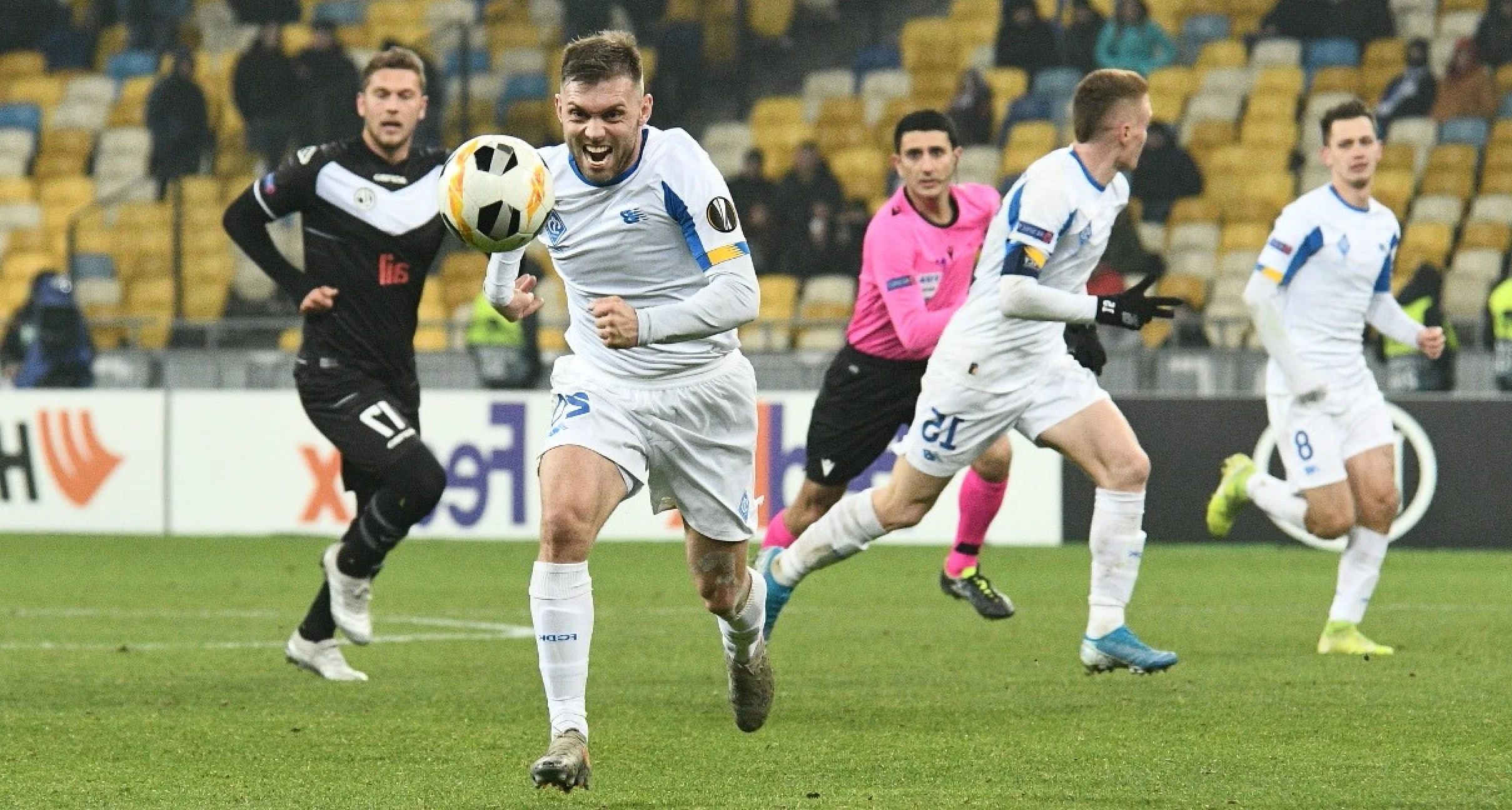 Лицо Караваева как реакция украинских фанов на Лугано