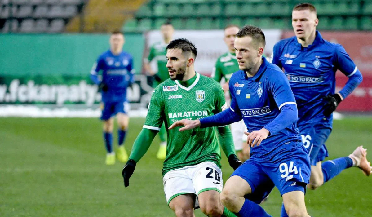 Франциско Ди Франко в матче с Динамо / ФК Карпаты