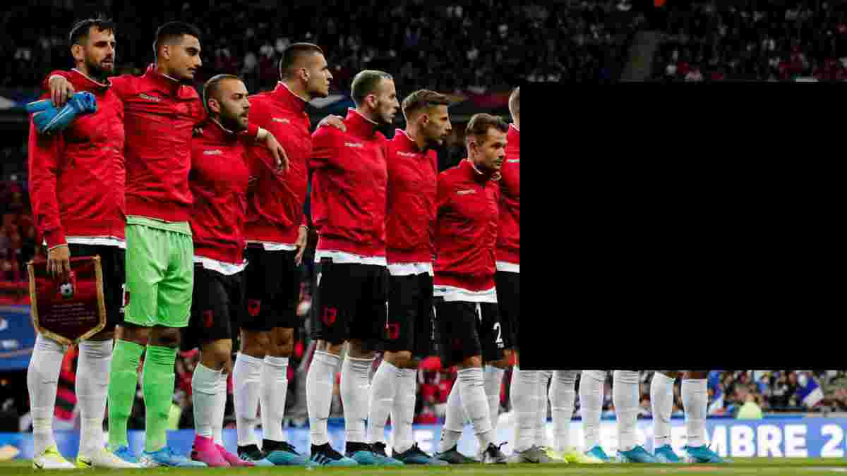 УЄФА оштрафував Албанію за поведінку вболівальників
