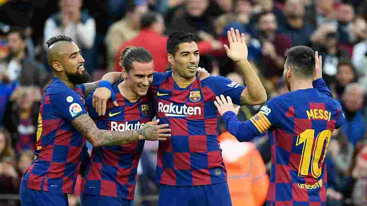 Барселона завершила год без поражений на Камп Ноу в седьмой раз в истории клуба