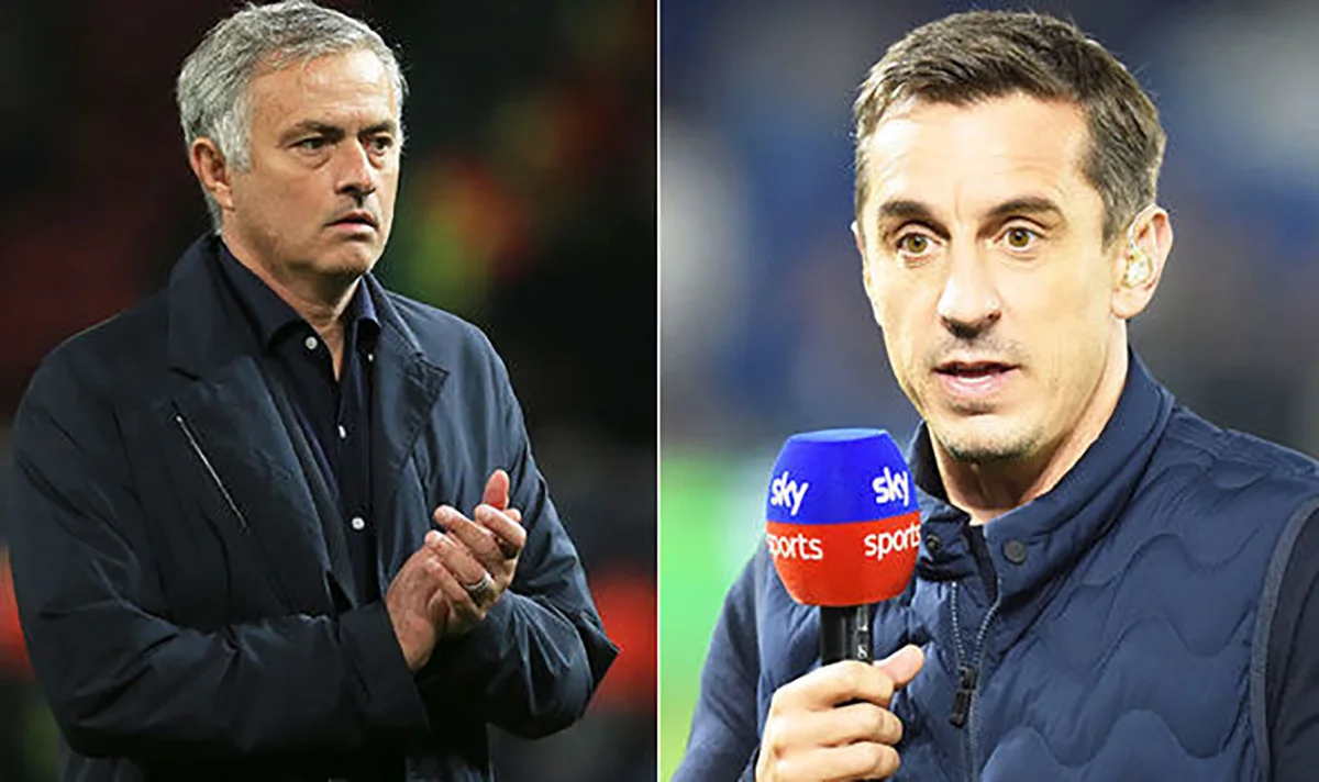 Жозе Моурінью та Гарі Невілл / Daily Express