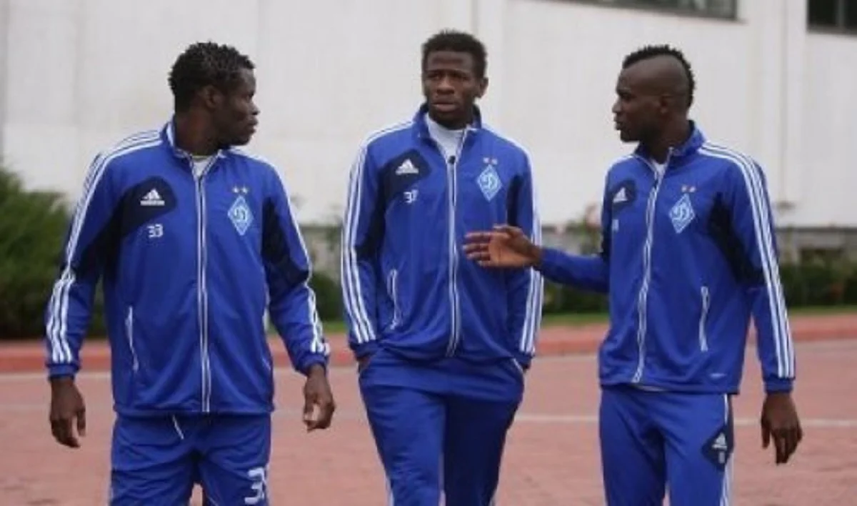 Тайво с Юссуфом и Идейе в составе Динамо / Сайт Динамо