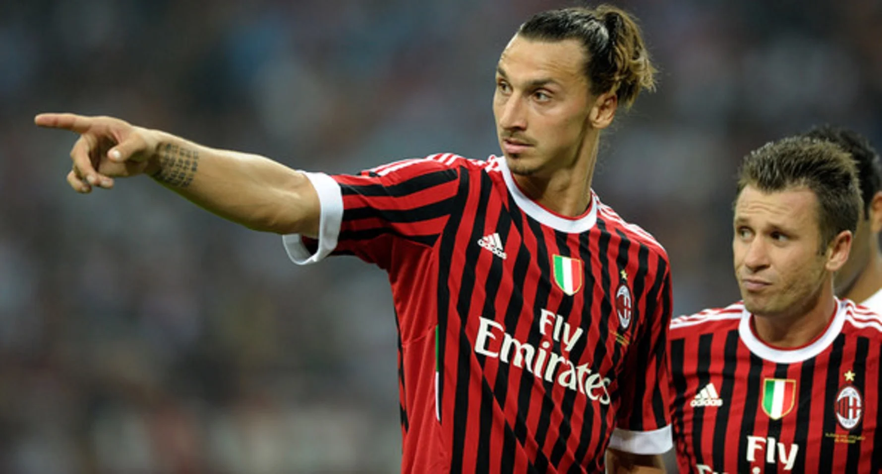 Златан Ибрагимович и Антонио Кассано / Фото ФК Милан