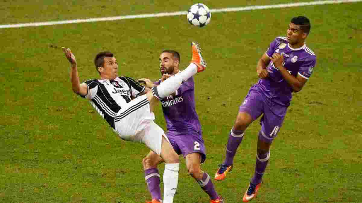 Ювентус стильним відео попрощався з Манджукічем та пригадав космічний гол у ворота Реала у фіналі ЛЧ