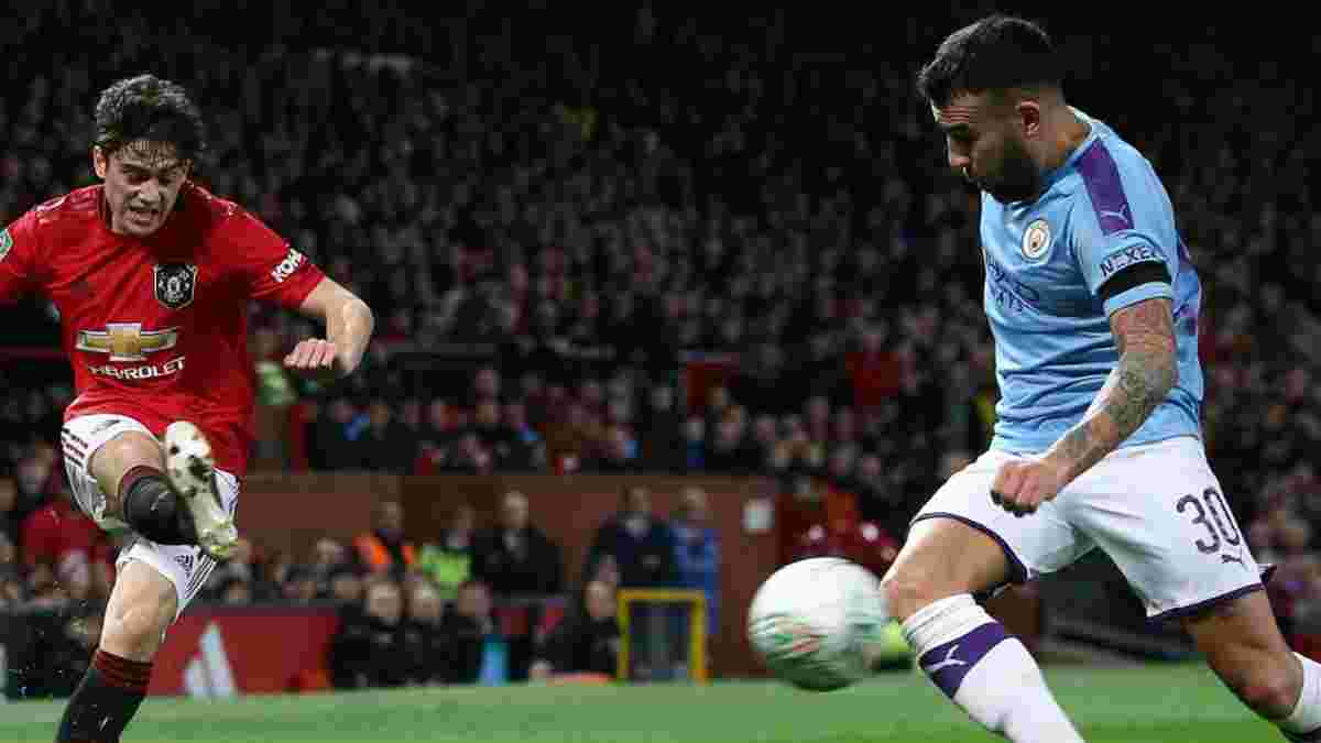 Шедевр Бернарду и курьезный автогол в видеообзоре матча Манчестер Юнайтед – Манчестер Сити – 1:3