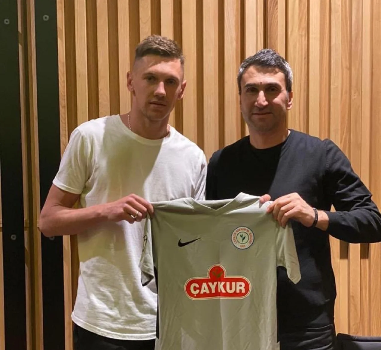 Денис Гармаш (слева) / Сайт Ризеспор