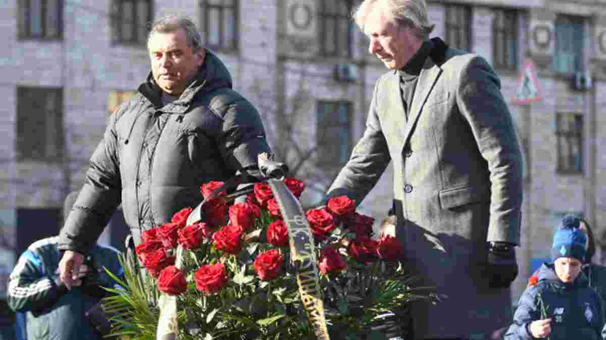 Михайличенко та інші динамівці вшанували пам'ять Лобановського